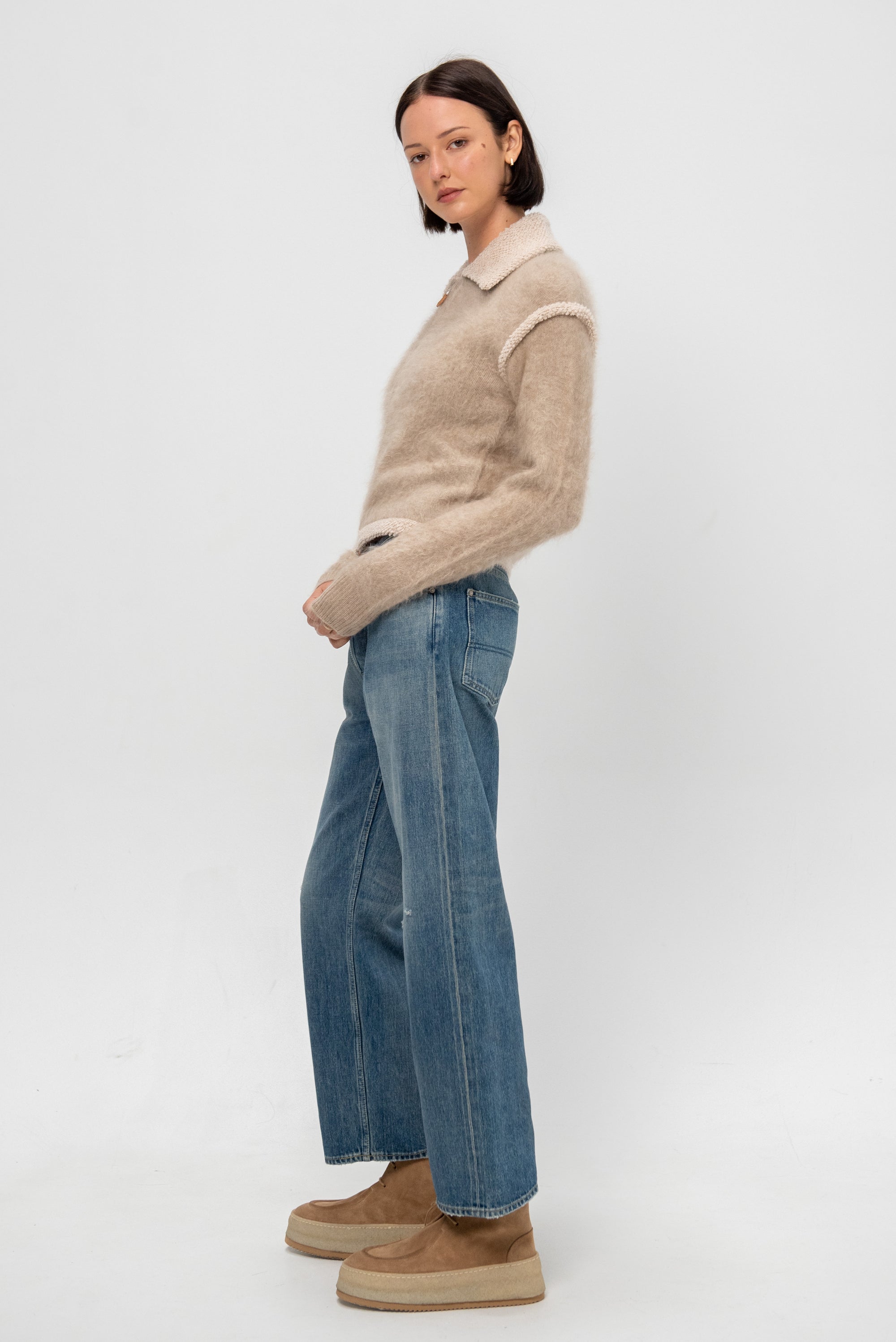 Grizzly Frankie Jacket, Taupe &amp; Oatmeal