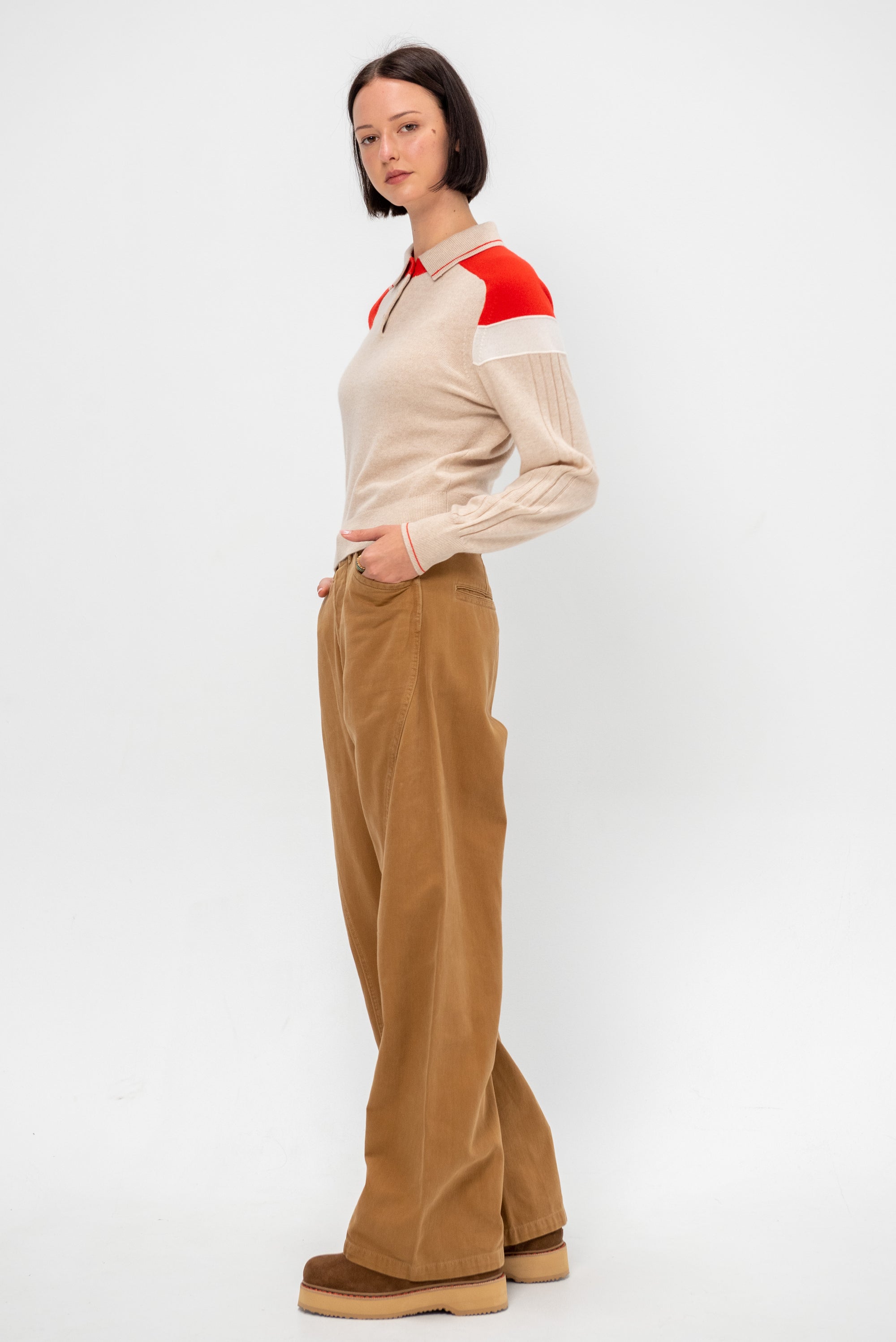 Alpine Collegiate Polo, Sandstone Combo