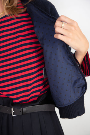 Hache - Bimba Cardigan, Navy