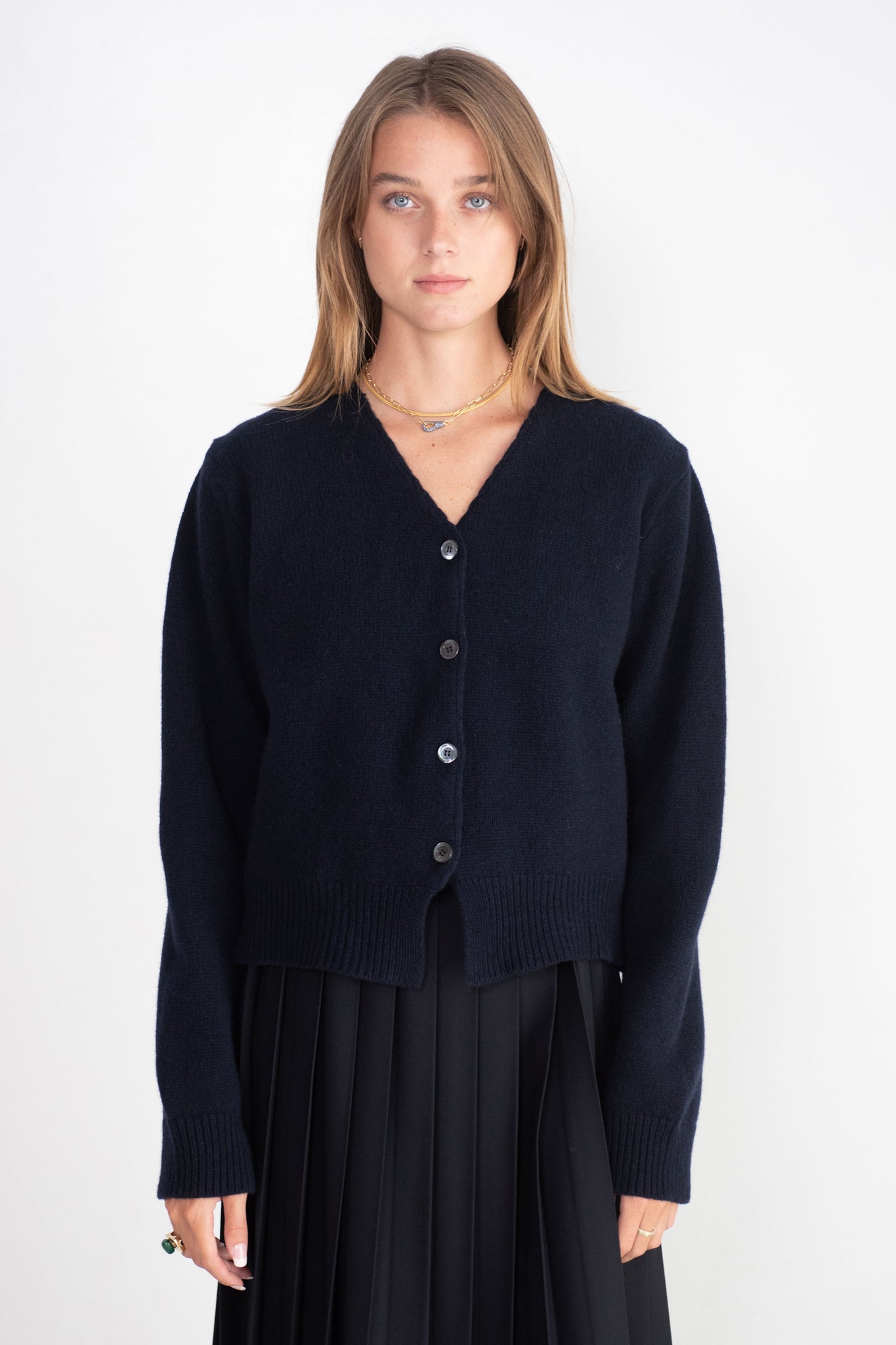 Hache - Bimba Cardigan, Navy