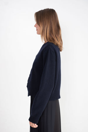 Hache - Bimba Cardigan, Navy