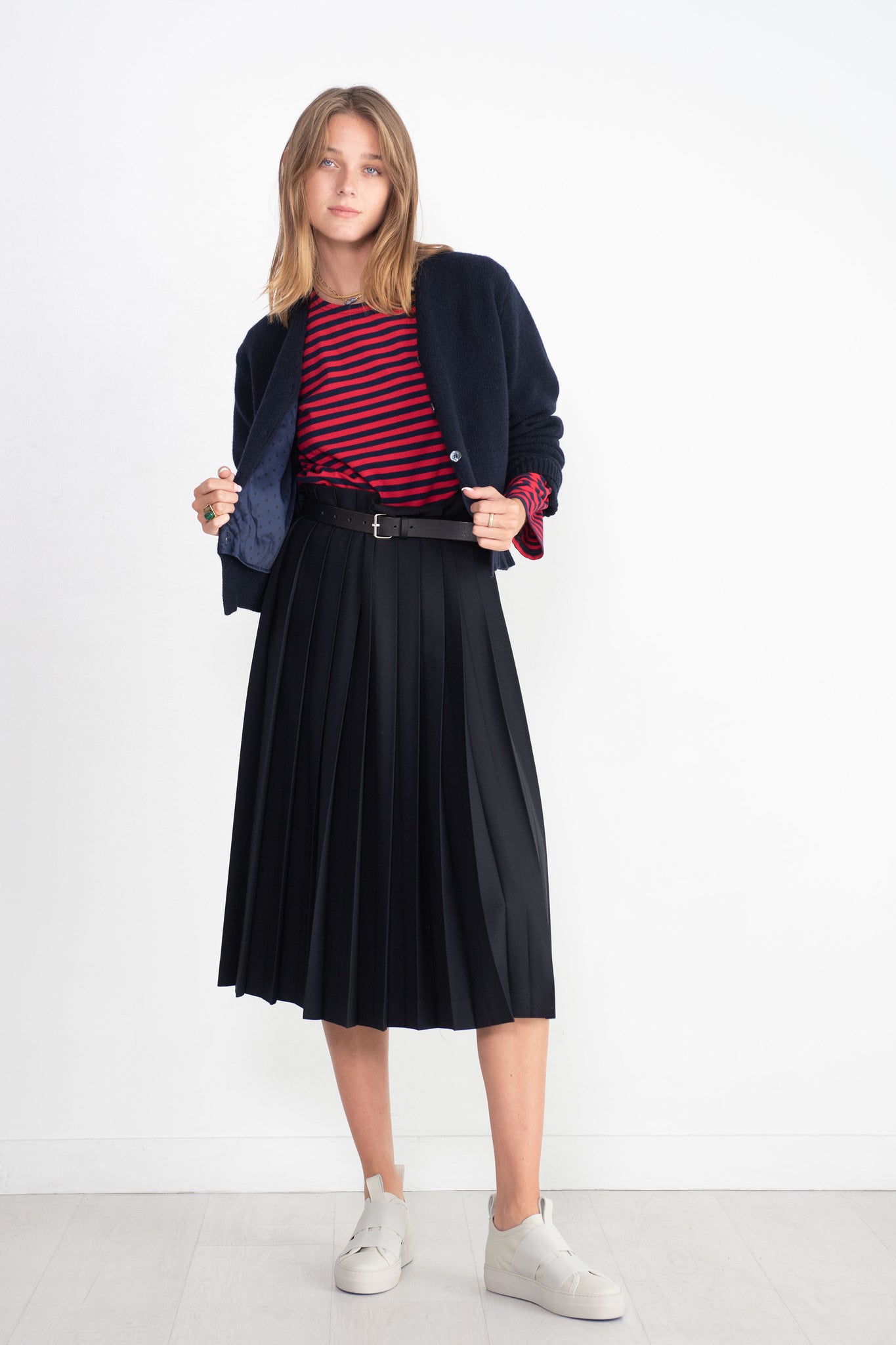 Hache - Bimba Cardigan, Navy