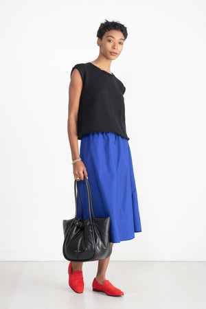 Hache - Cool Midi Skirt, Cobalt