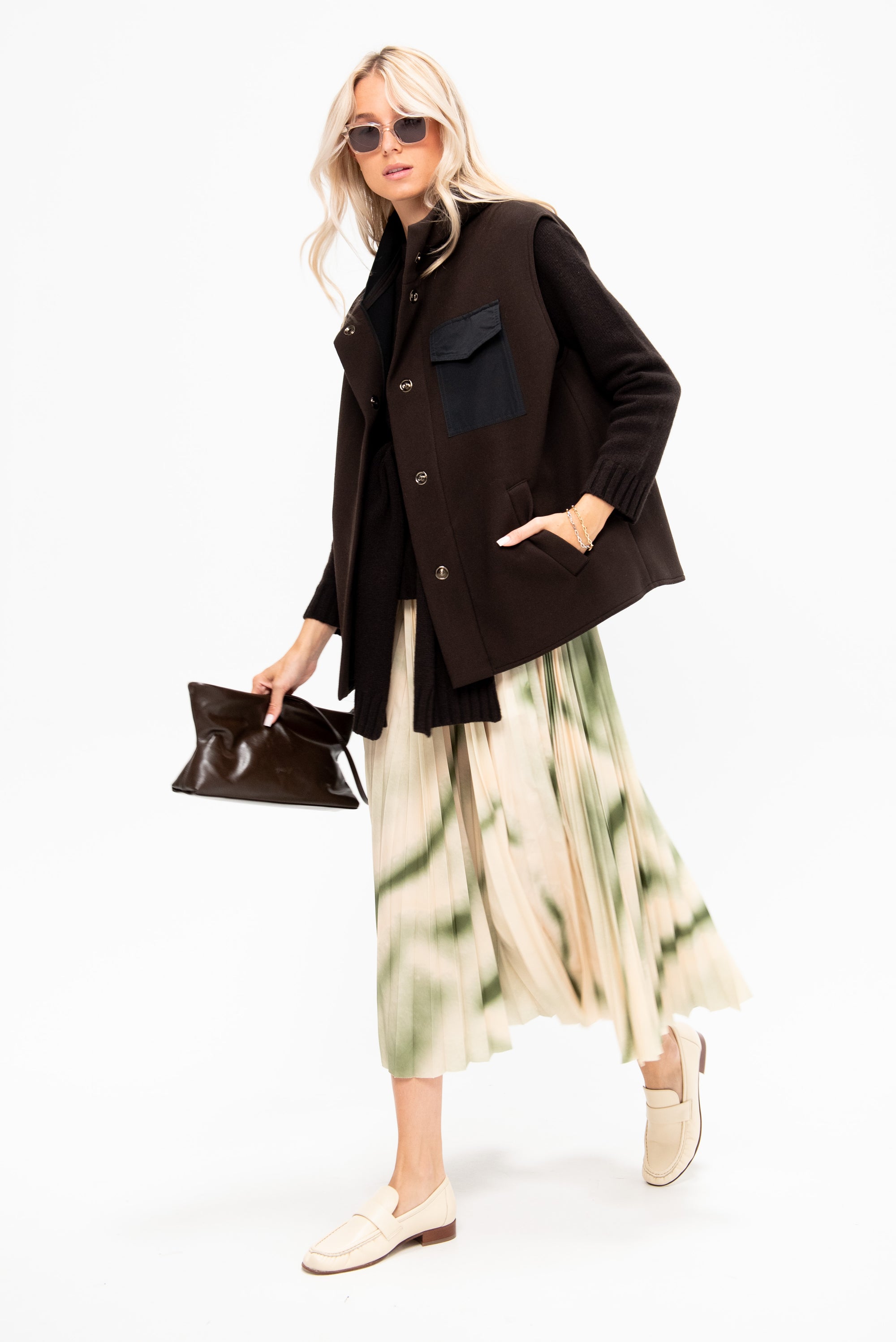 Fin De Semaine Vest, Brown
