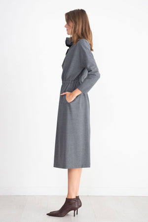 HACHE - Sunny Winter Dress, Light Grey