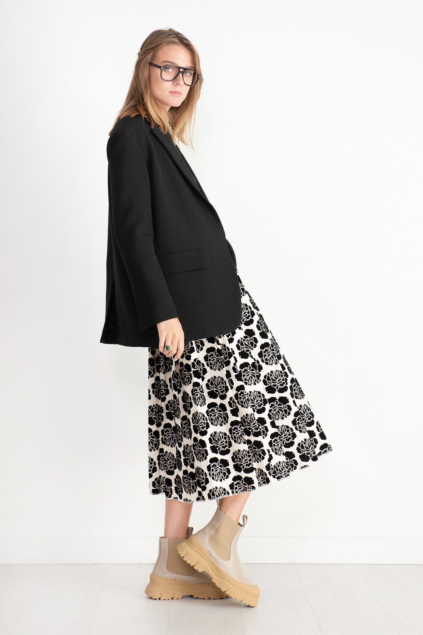 Hache - Winter Skirt, White