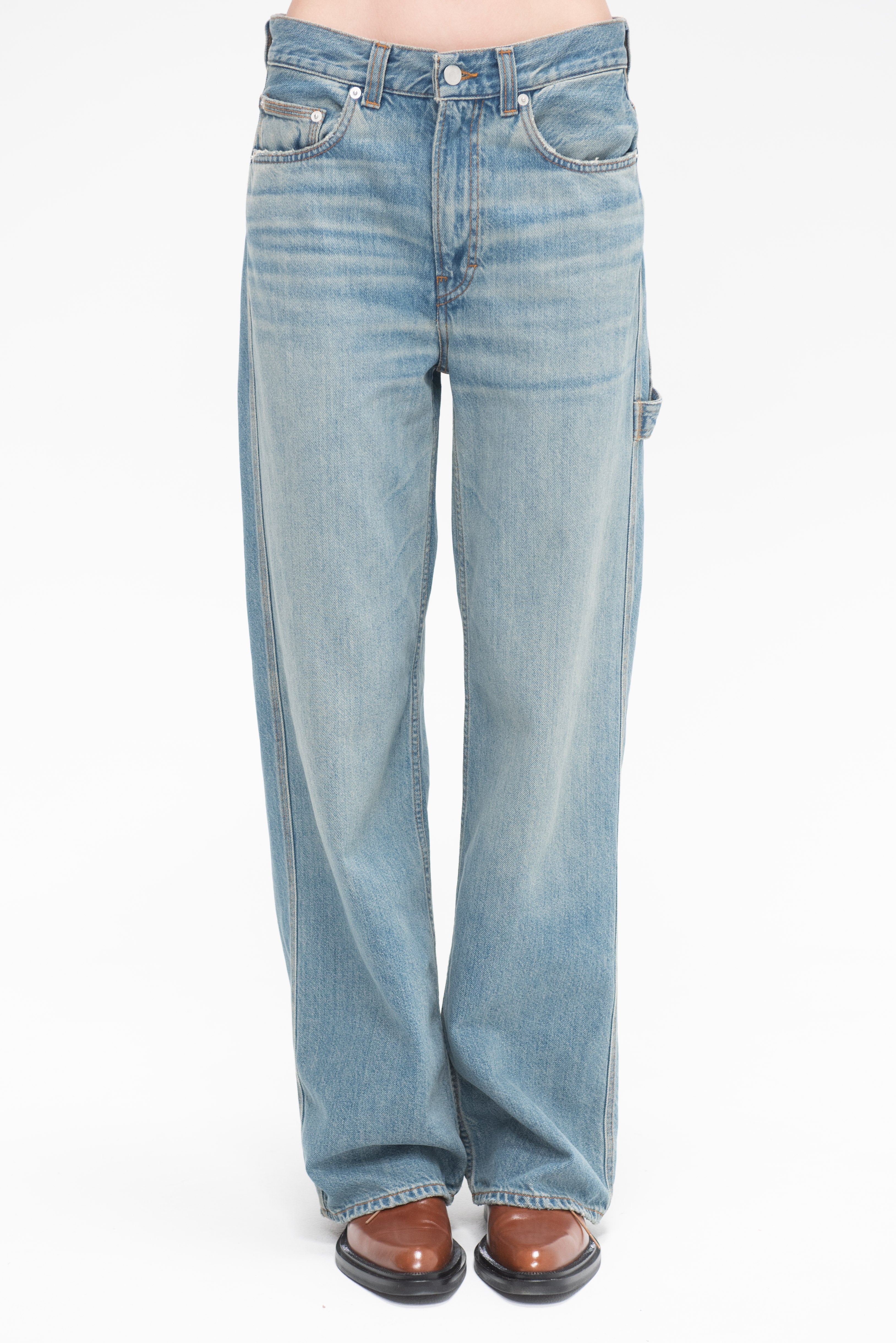 デニム・ジーパン HAIKURE WINONA LOOSE-FIT JEANS IN DENIM HAIKURE Winona Loose Jeans - Bergdorf Goodman