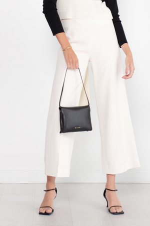 Pochette with Flap, Black