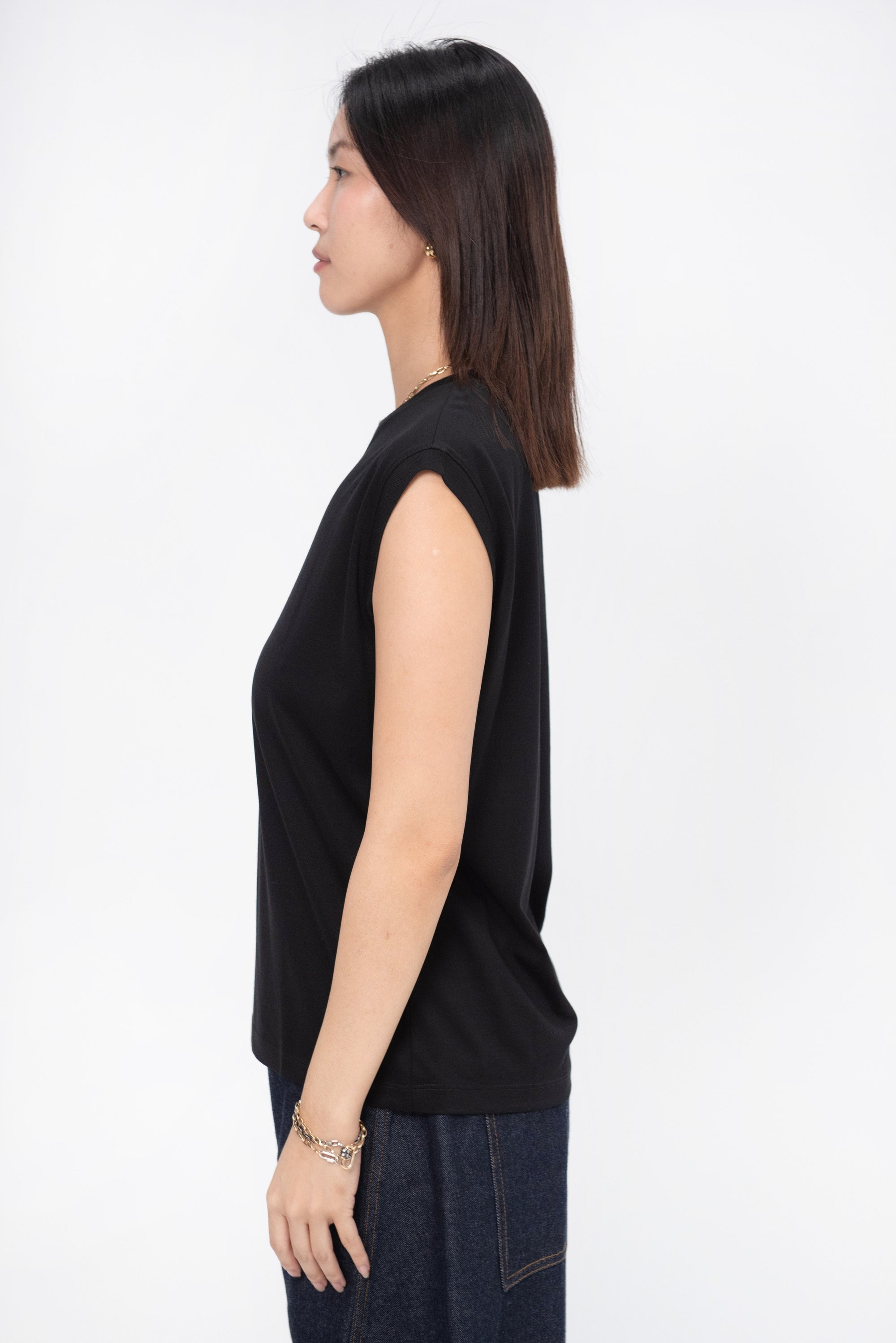 HÅNDVÆRK - Muscle Tank, Black