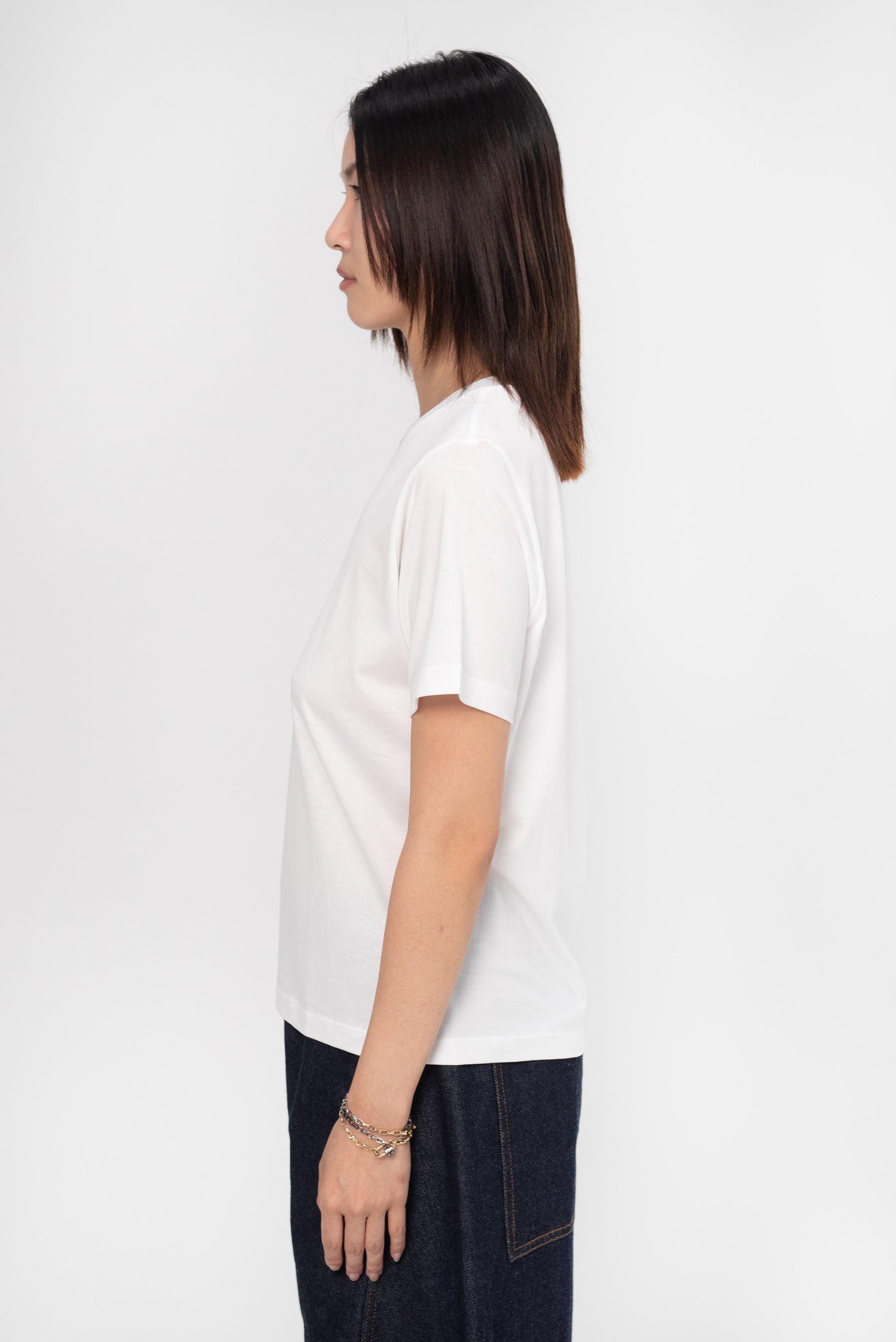 Handvaerk - V Neck T‑Shirt, White
