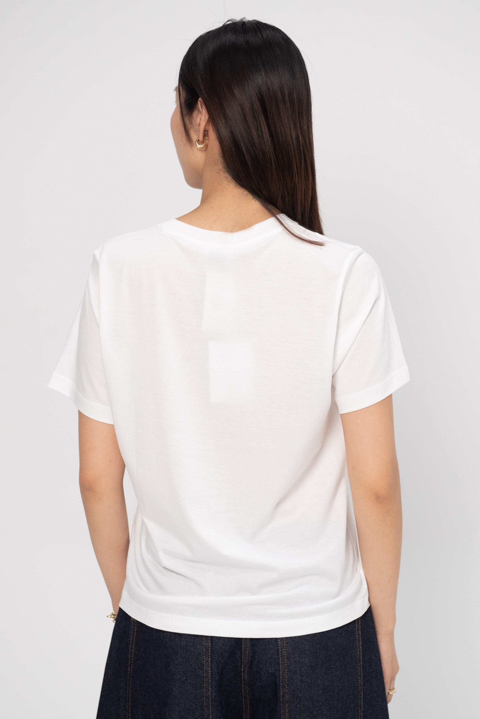 Handvaerk - V Neck T‑Shirt, White