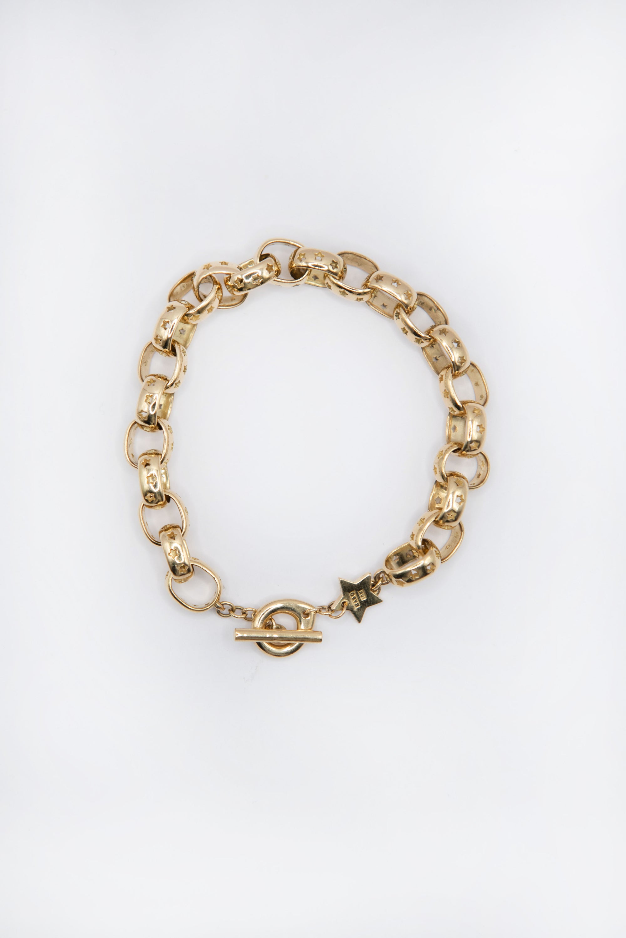 Moa Bracelet - XL, Yellow Gold