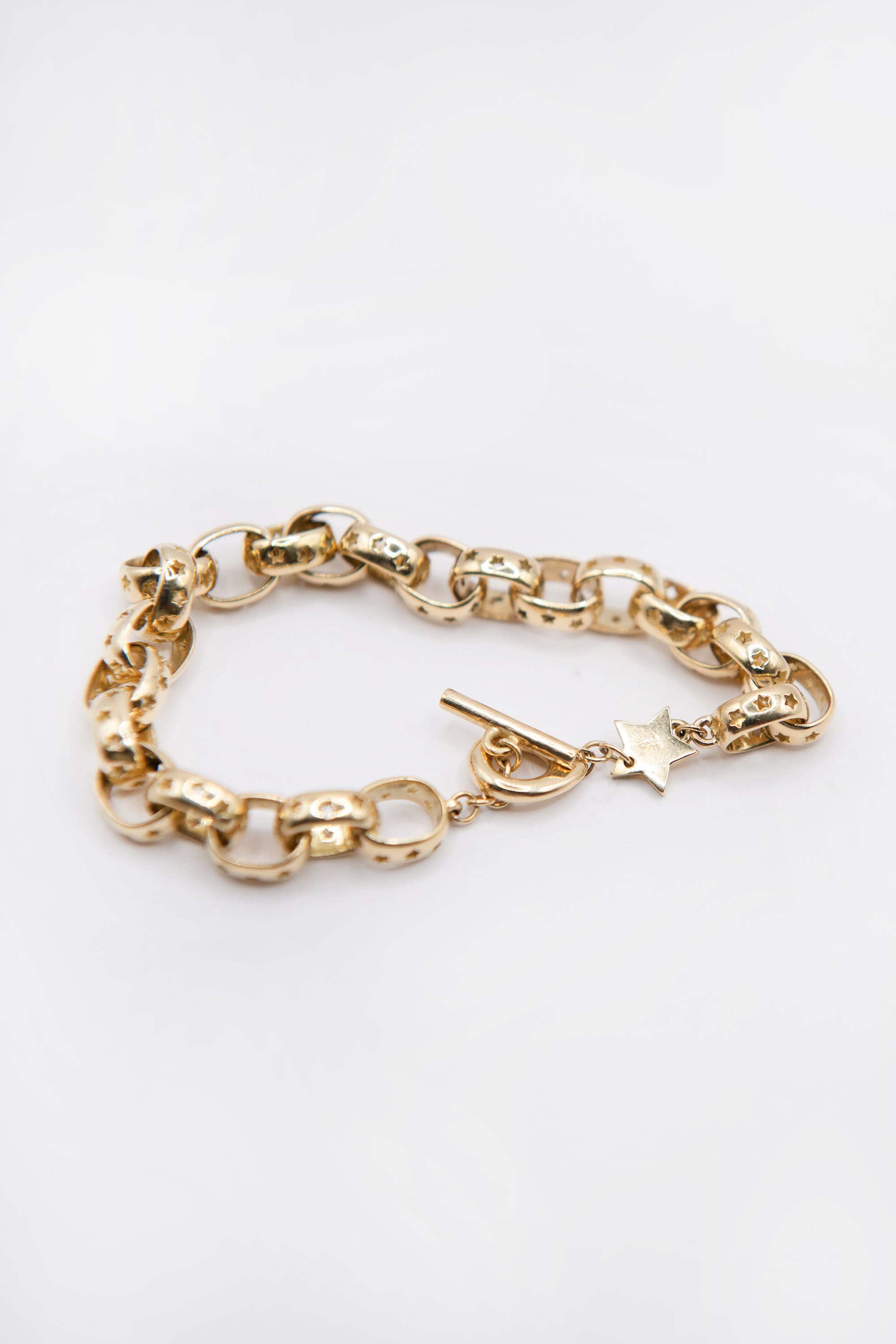 Moa Bracelet - XL, Yellow Gold