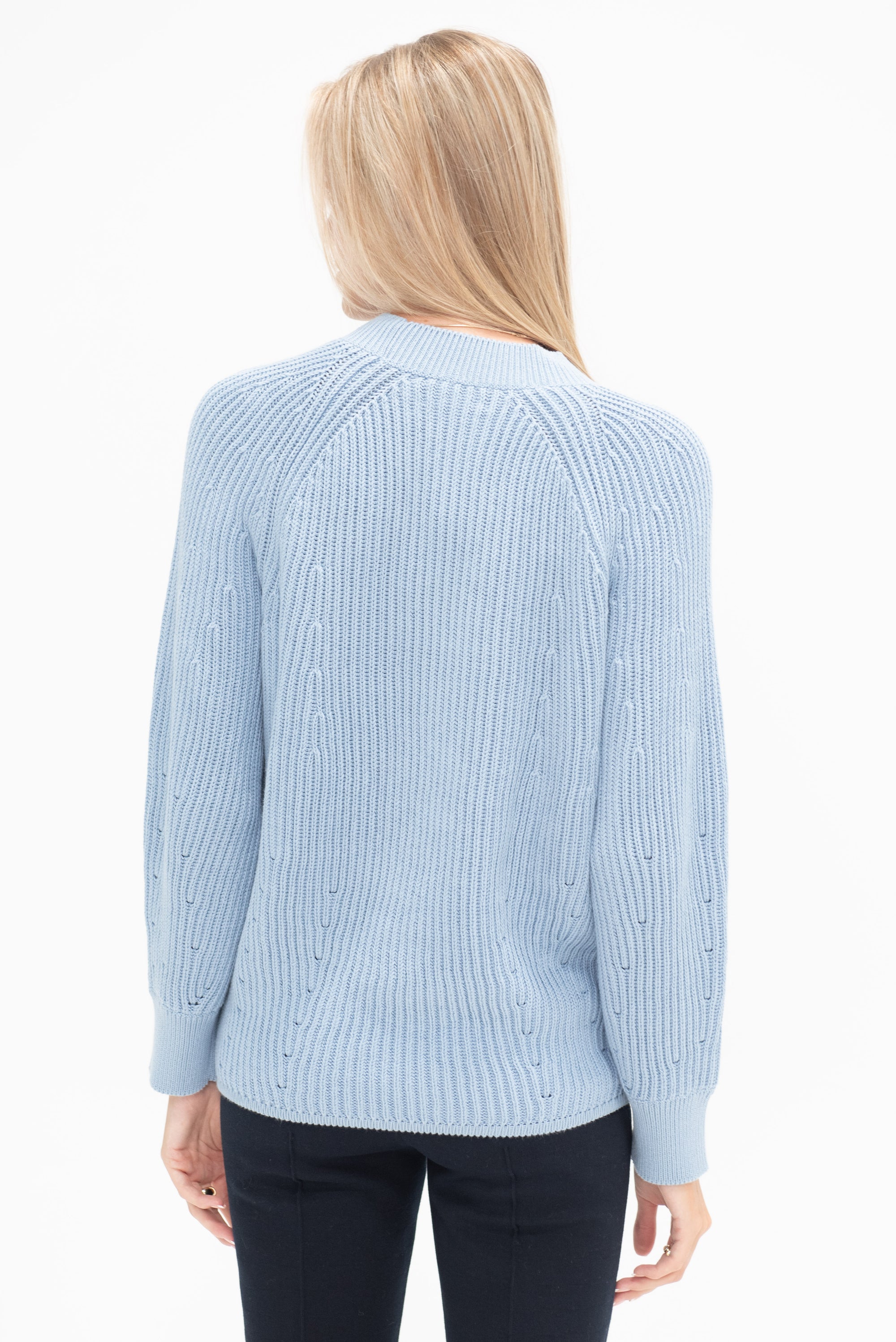 HIGH SPORT - Greta Sweater, Pale Blue