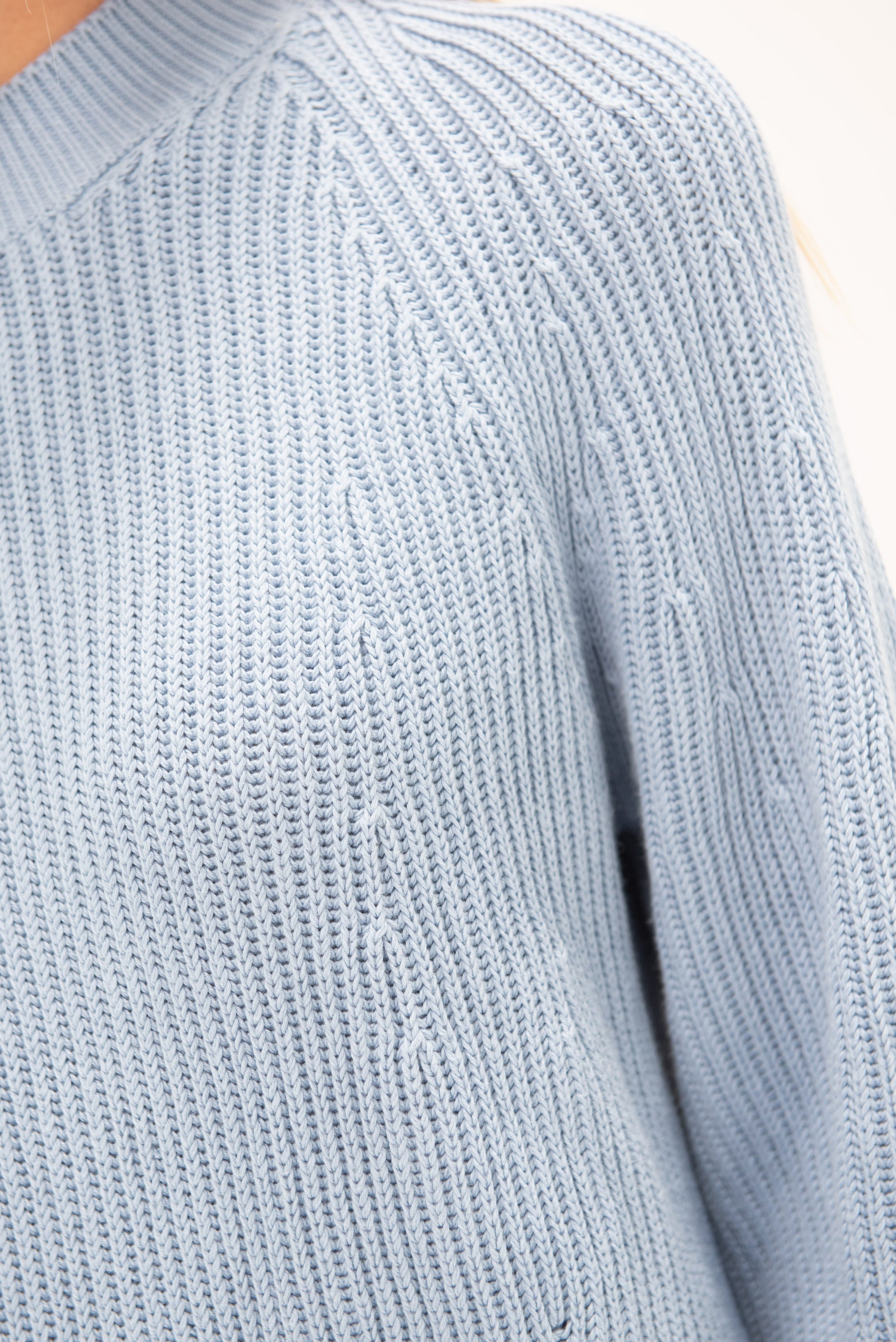 HIGH SPORT - Greta Sweater, Pale Blue