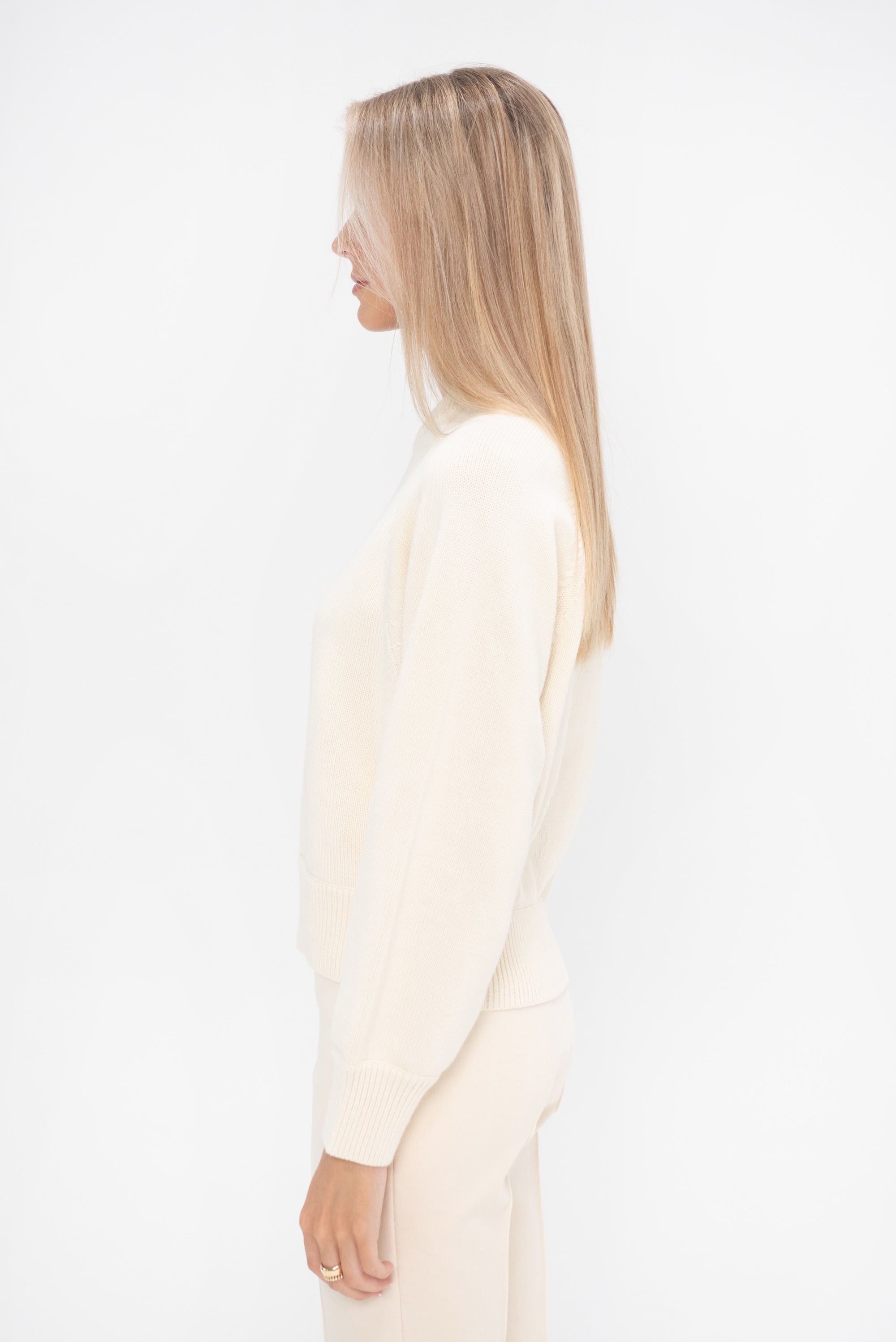 HIGH SPORT - Hill Sweater, Cream