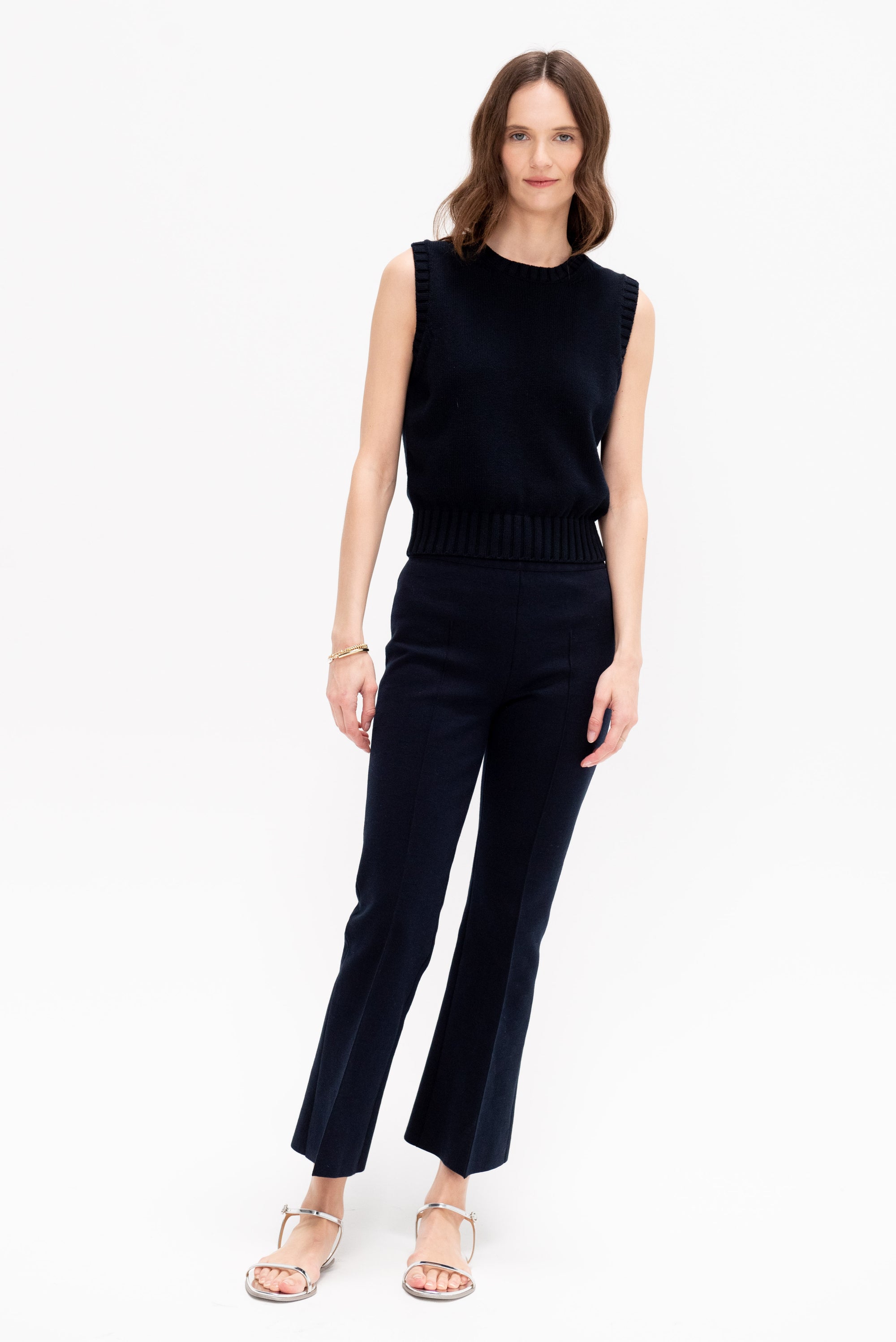 Linda Sweater Vest, Dark Navy