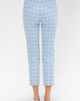 Two Tone Windowpane Louis Pant, Blue Combo