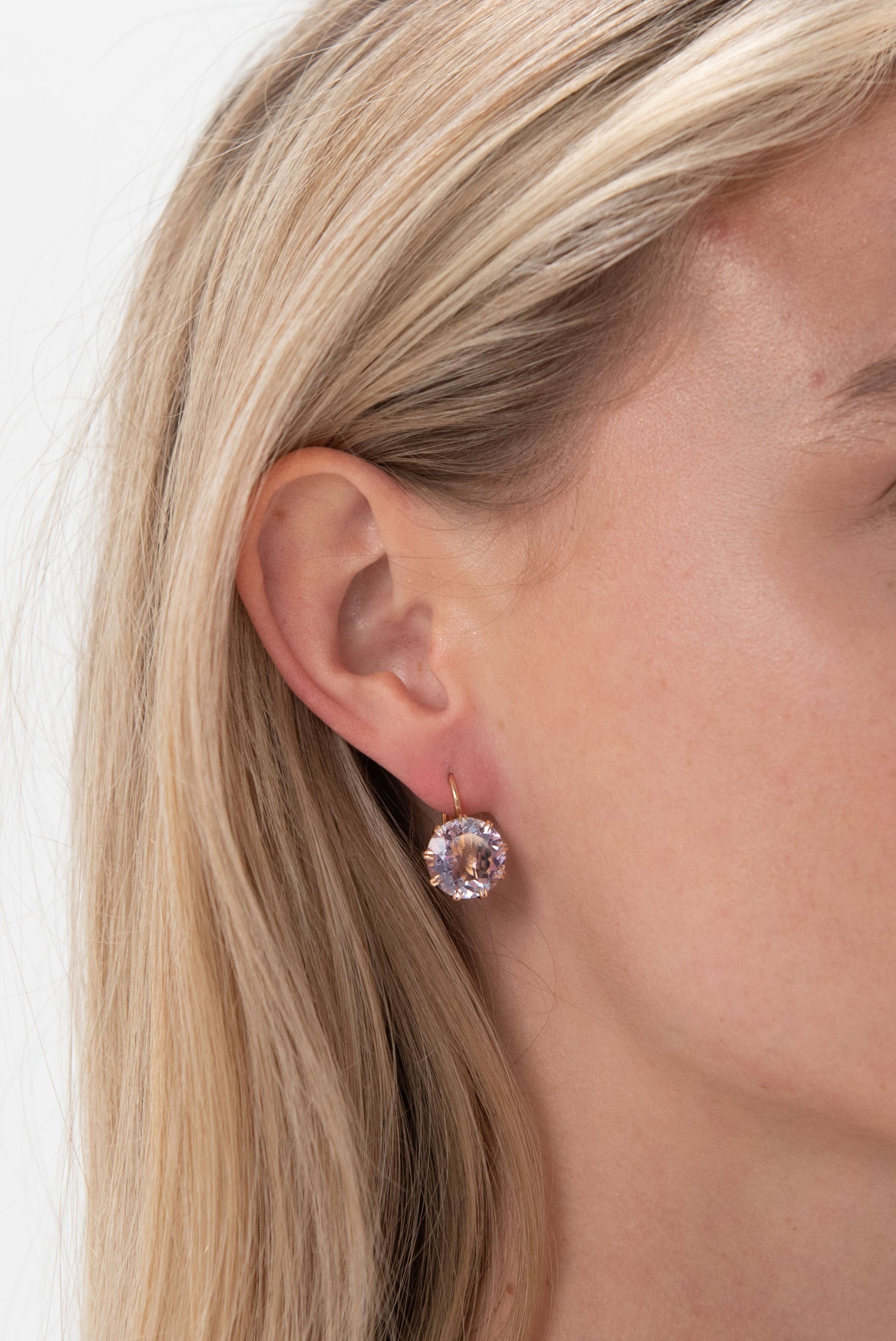 ILEANA MAKRI - Small Crown Pink Amethyst, Rose Gold