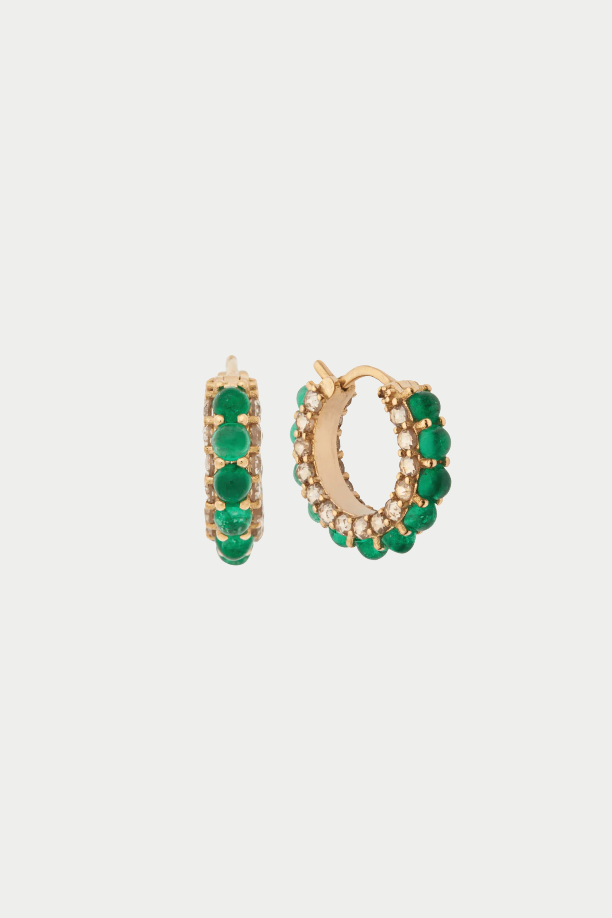 ILEANA MAKRI - Streamflow Hoops, Emerald