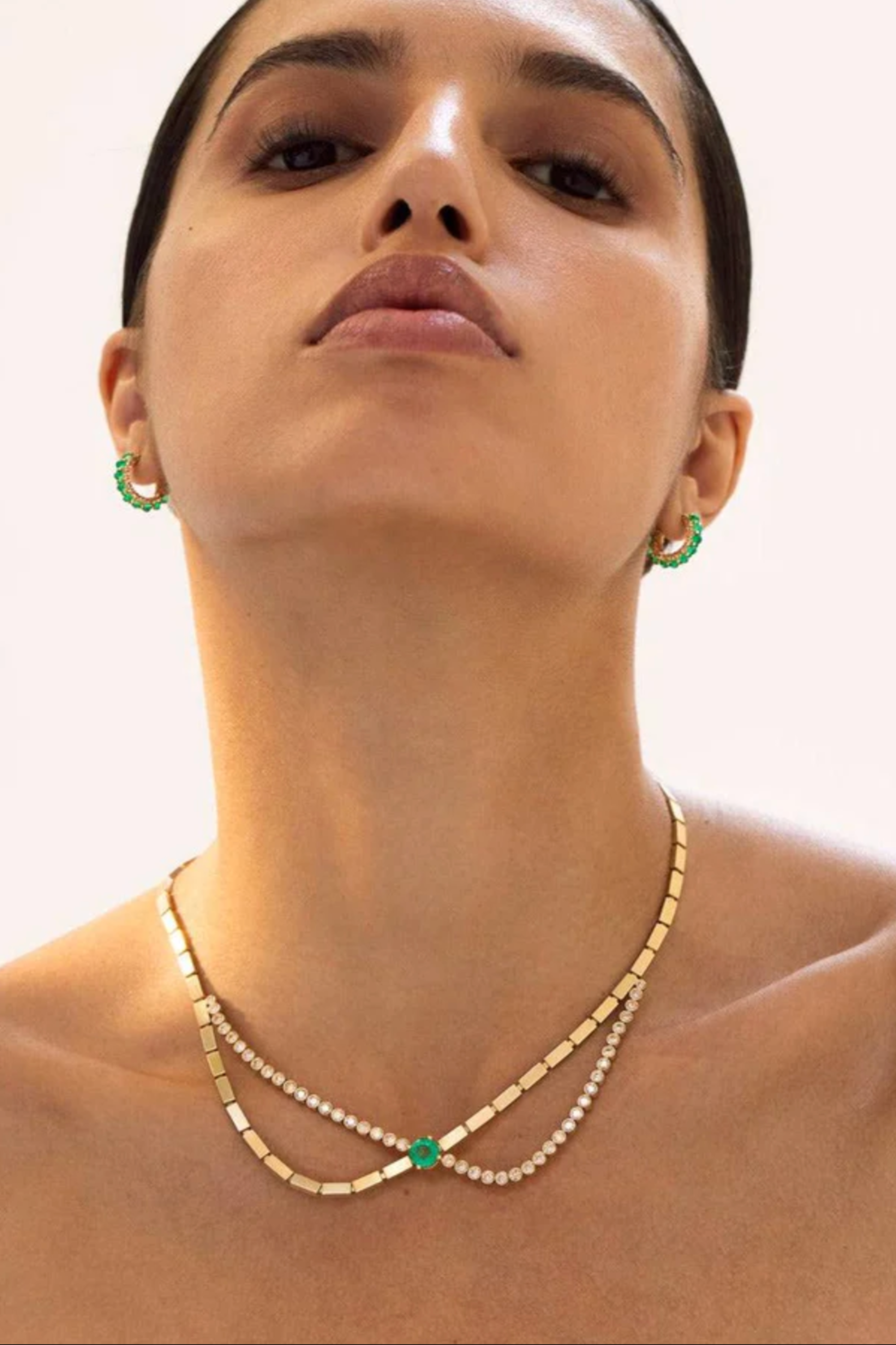 ILEANA MAKRI - Streamflow Hoops, Emerald