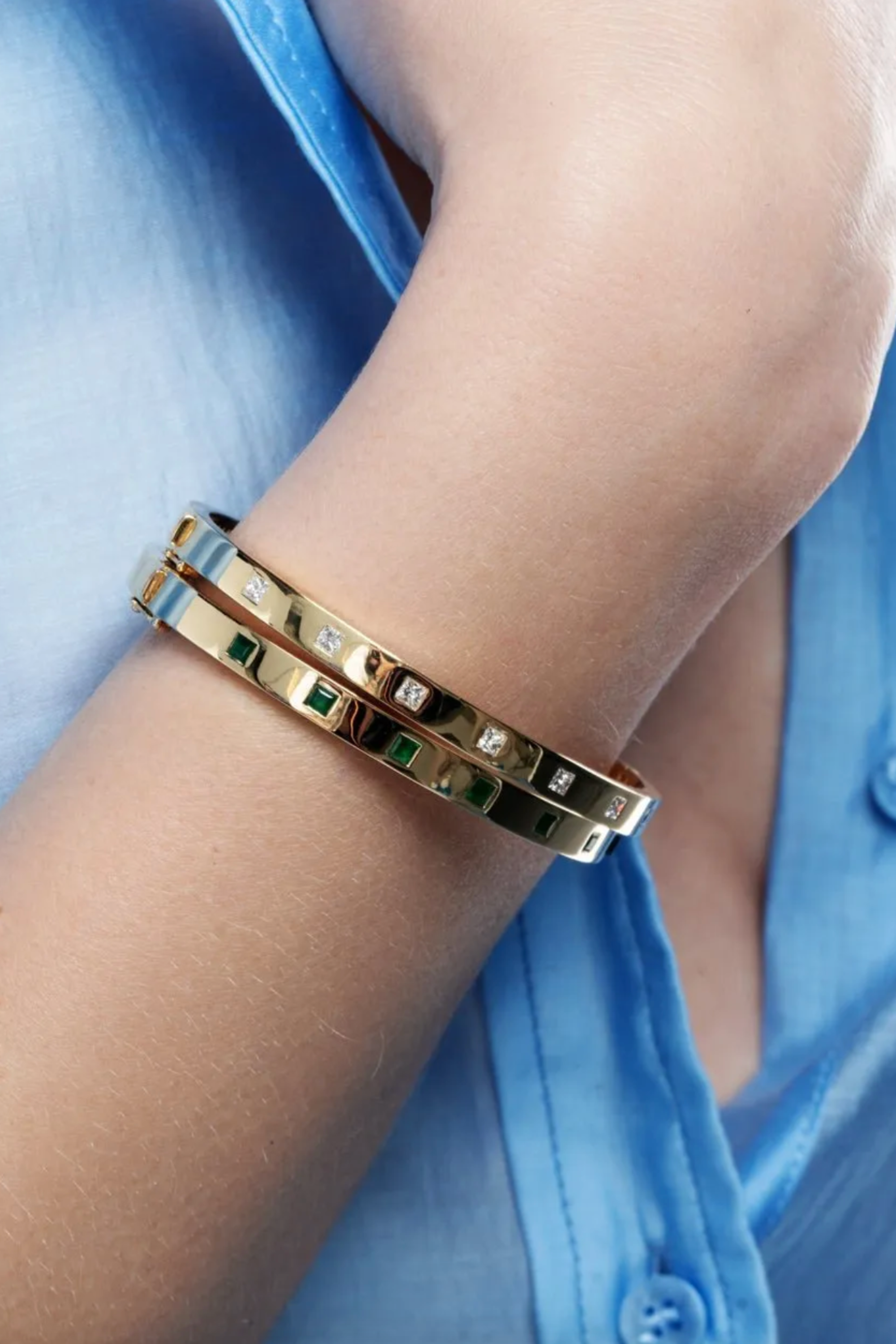 Princess Bangle, Emerald