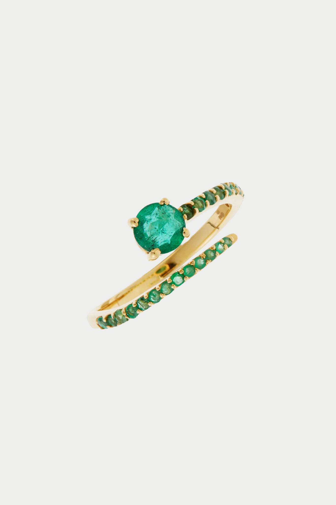 ILEANA MAKRI - Grass Seed Ring, Emerald