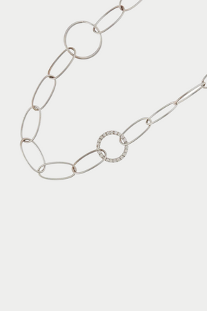 ILEANA MAKRI - Universe 3 Spiral Chain, White Diamonds