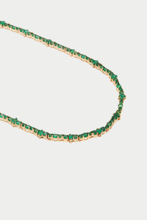 ILEANA MAKRI - Rivulet Necklace, Emerald