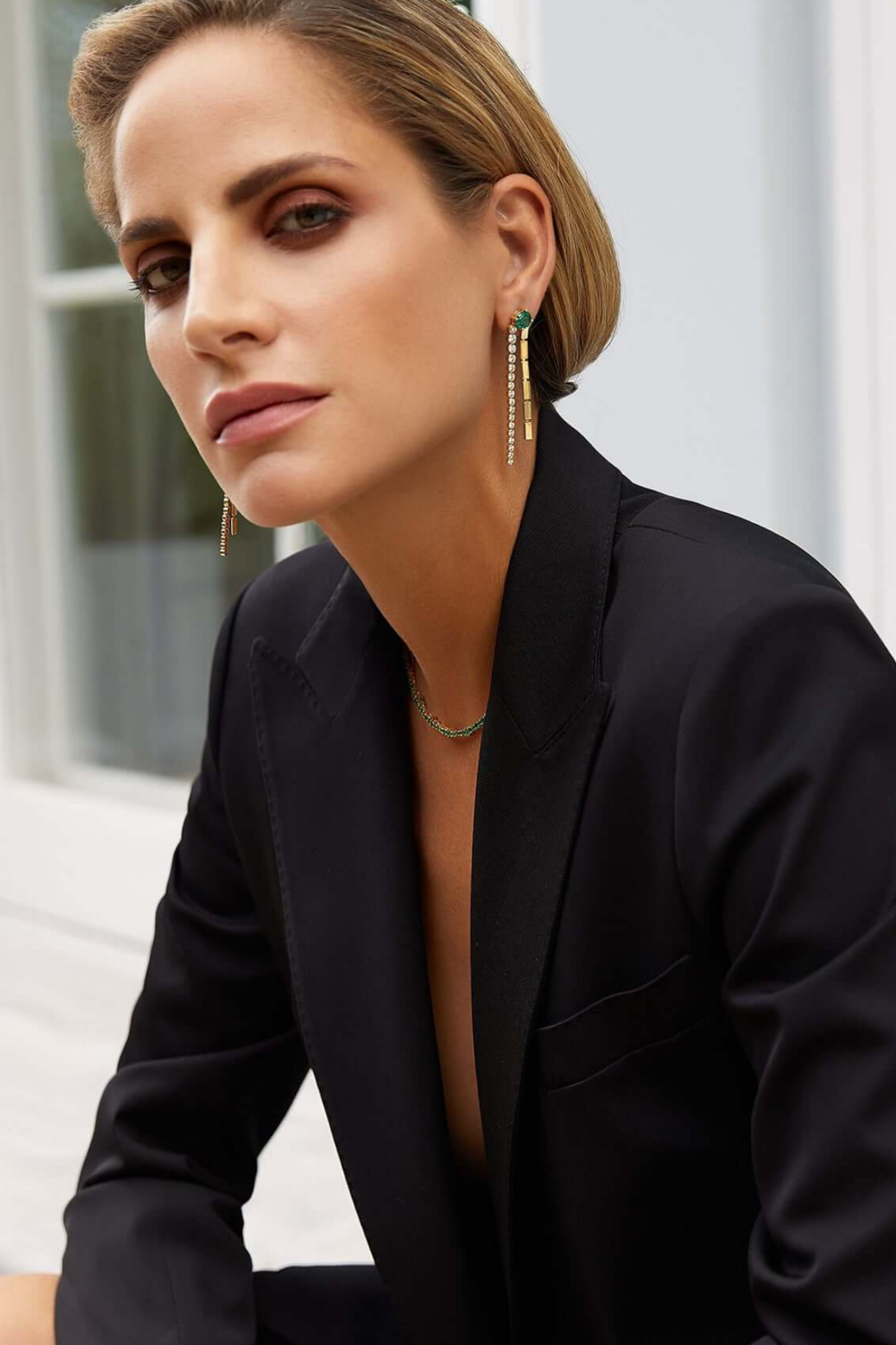 ILEANA MAKRI - Rivulet Necklace, Emerald