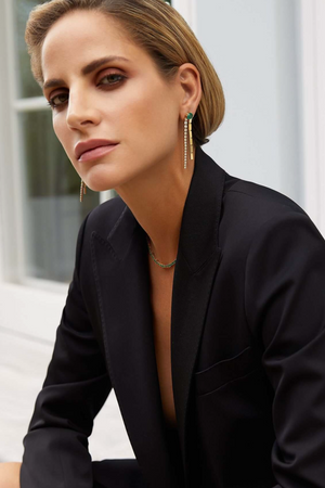 ILEANA MAKRI - Rivulet Necklace, Emerald