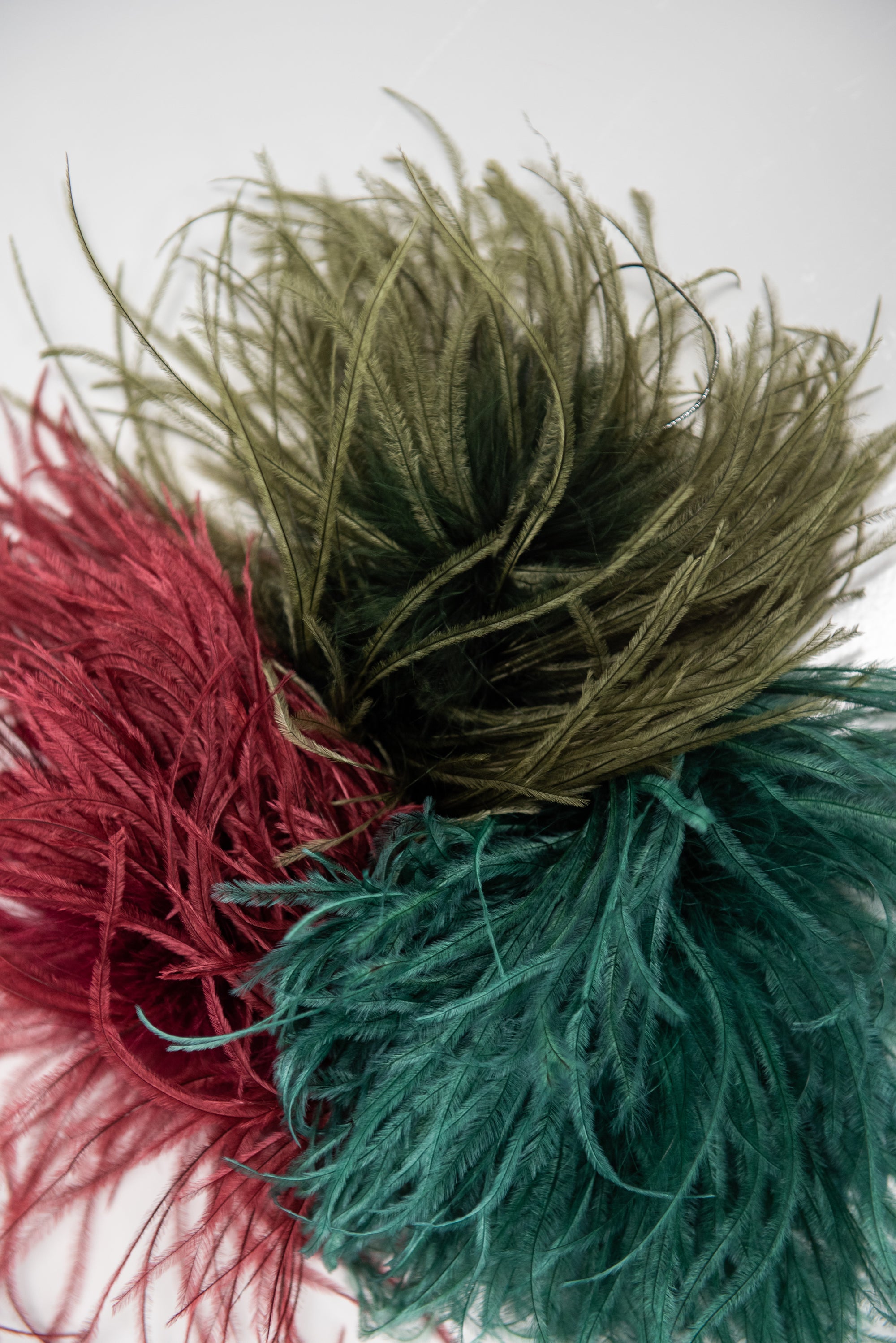 Meryl - Ostrich Feather Brooch