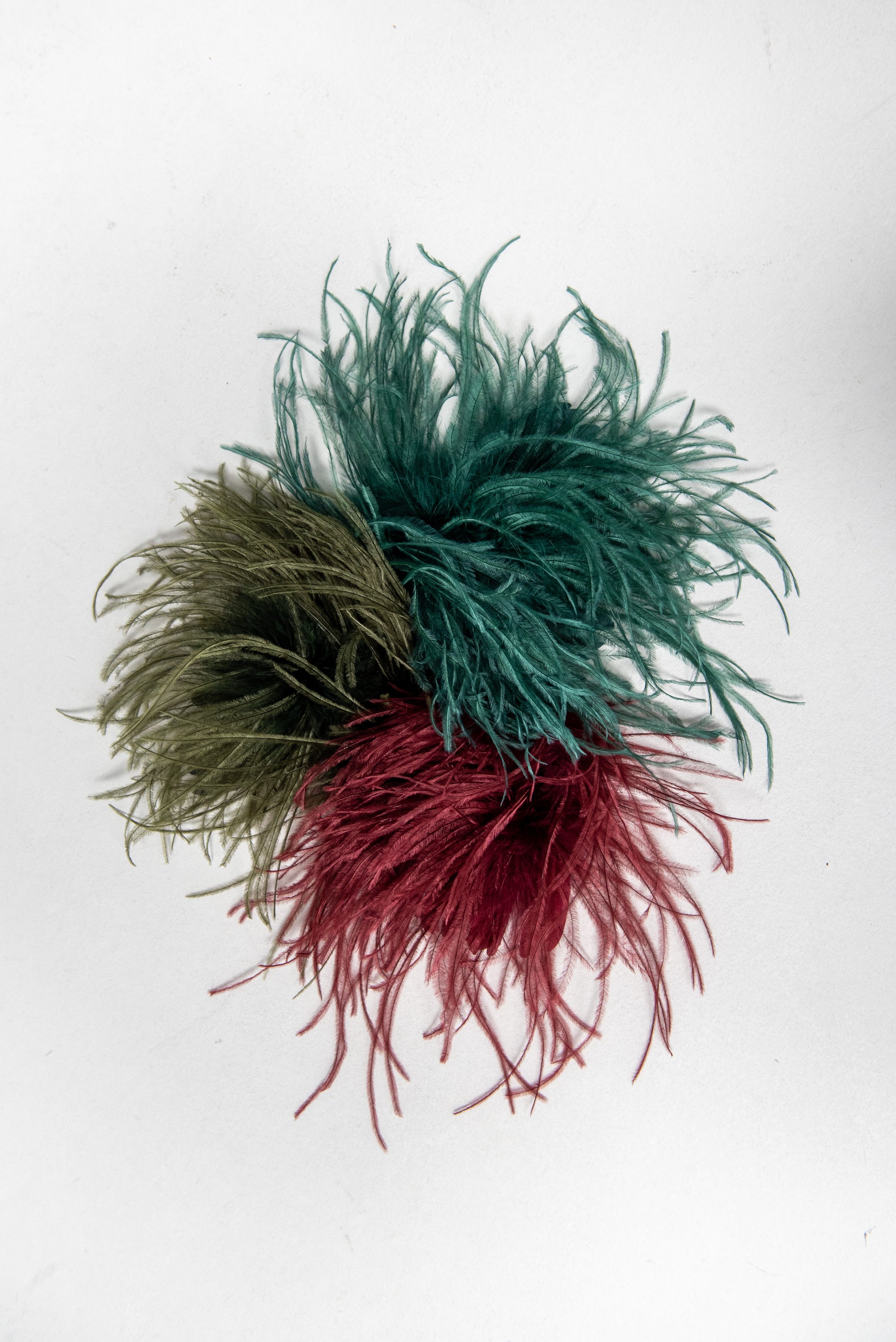 Meryl - Ostrich Feather Brooch