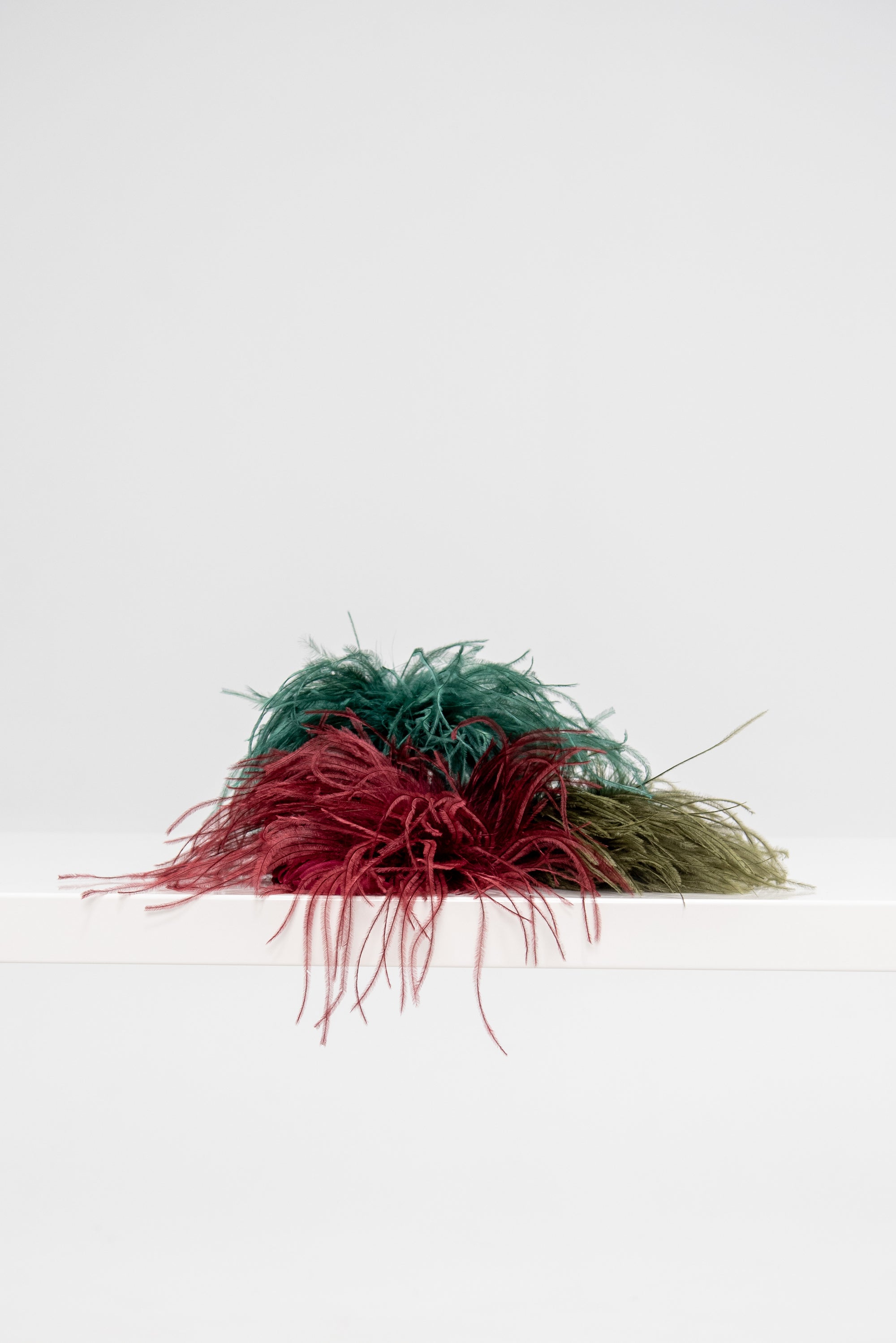 Meryl - Ostrich Feather Brooch