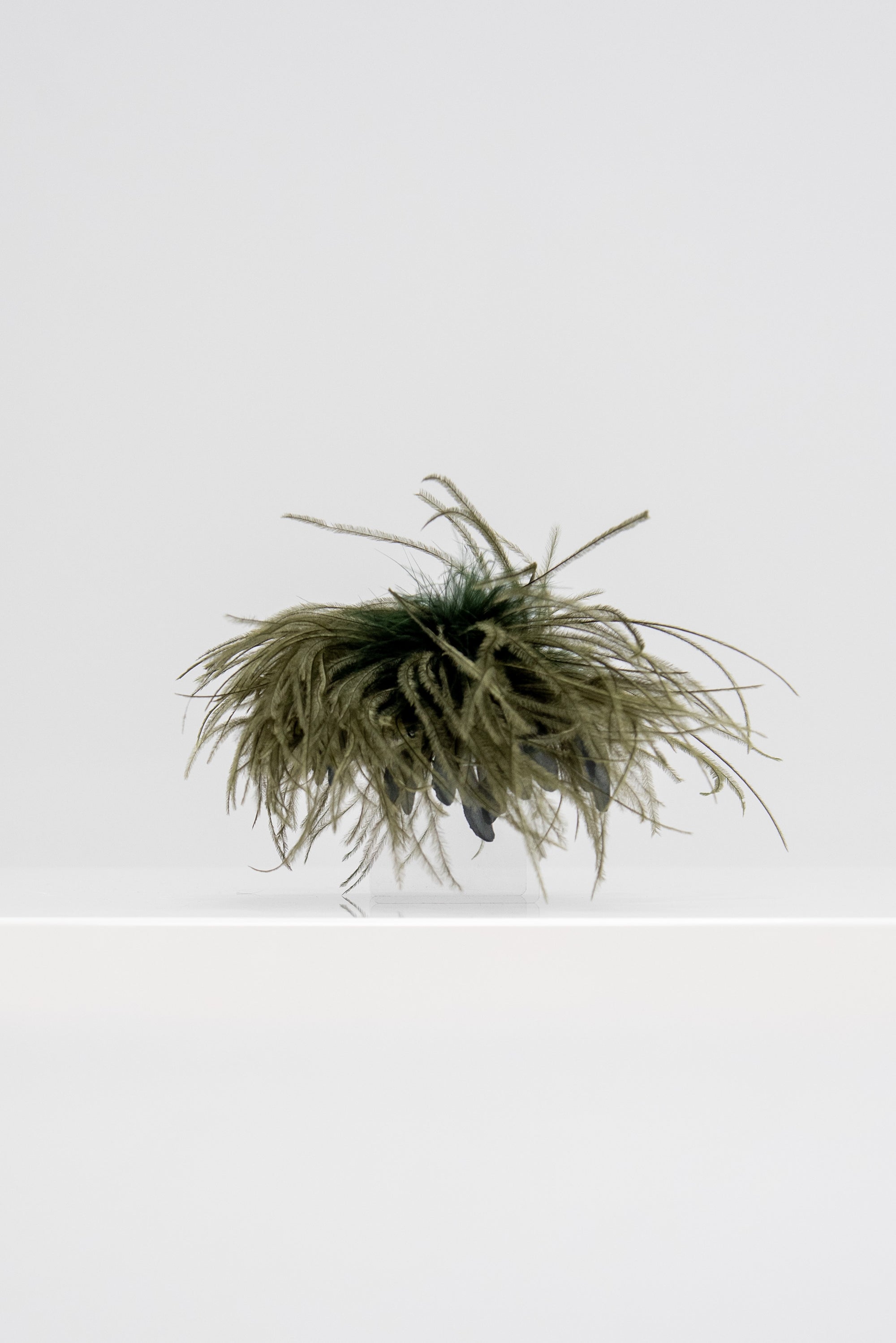 Meryl - Ostrich Feather Brooch