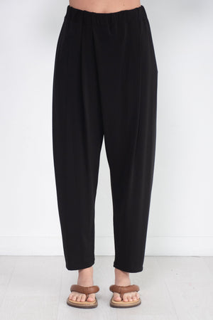 Issey Miyake - Drape Jersey-36 Pants, Black