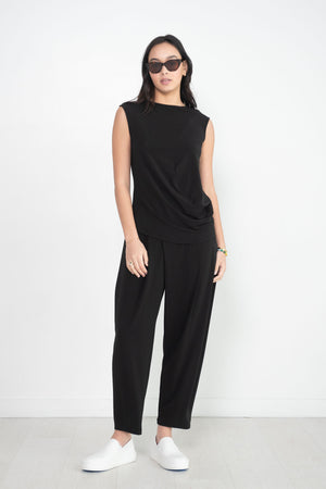 Issey Miyake - Drape Jersey-36 Top, Black