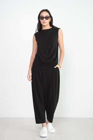 Issey Miyake - Drape Jersey-36 Top, Black