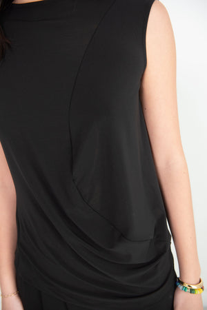 Issey Miyake - Drape Jersey-36 Top, Black
