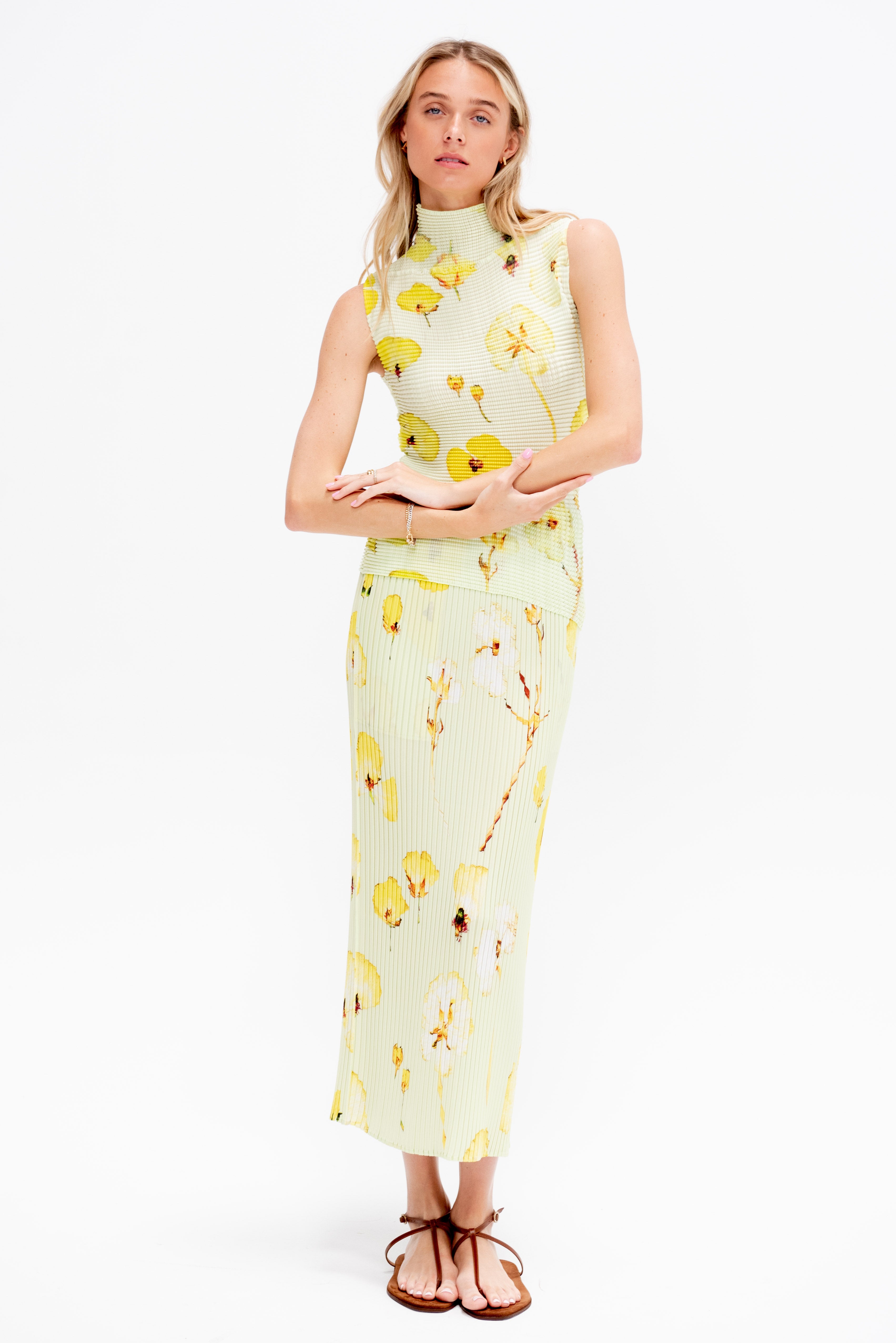 トップス ISSEY MIYAKE PRESSED FLORA PLEATS TOP ISSEY MIYAKE | PRESSED FLORA PLEATED SHIRT