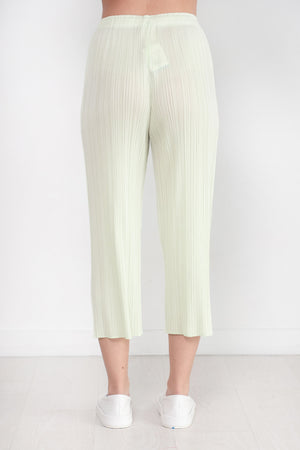 Pleats Please by Issey Miyake - Monthly Colors: May Pants, Pastel Green