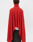 Crooked Wool Knit, Red