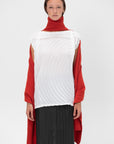 Crooked Wool Knit, Red