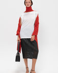 Crooked Wool Knit, Red