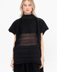 Moving Knit Top, Black