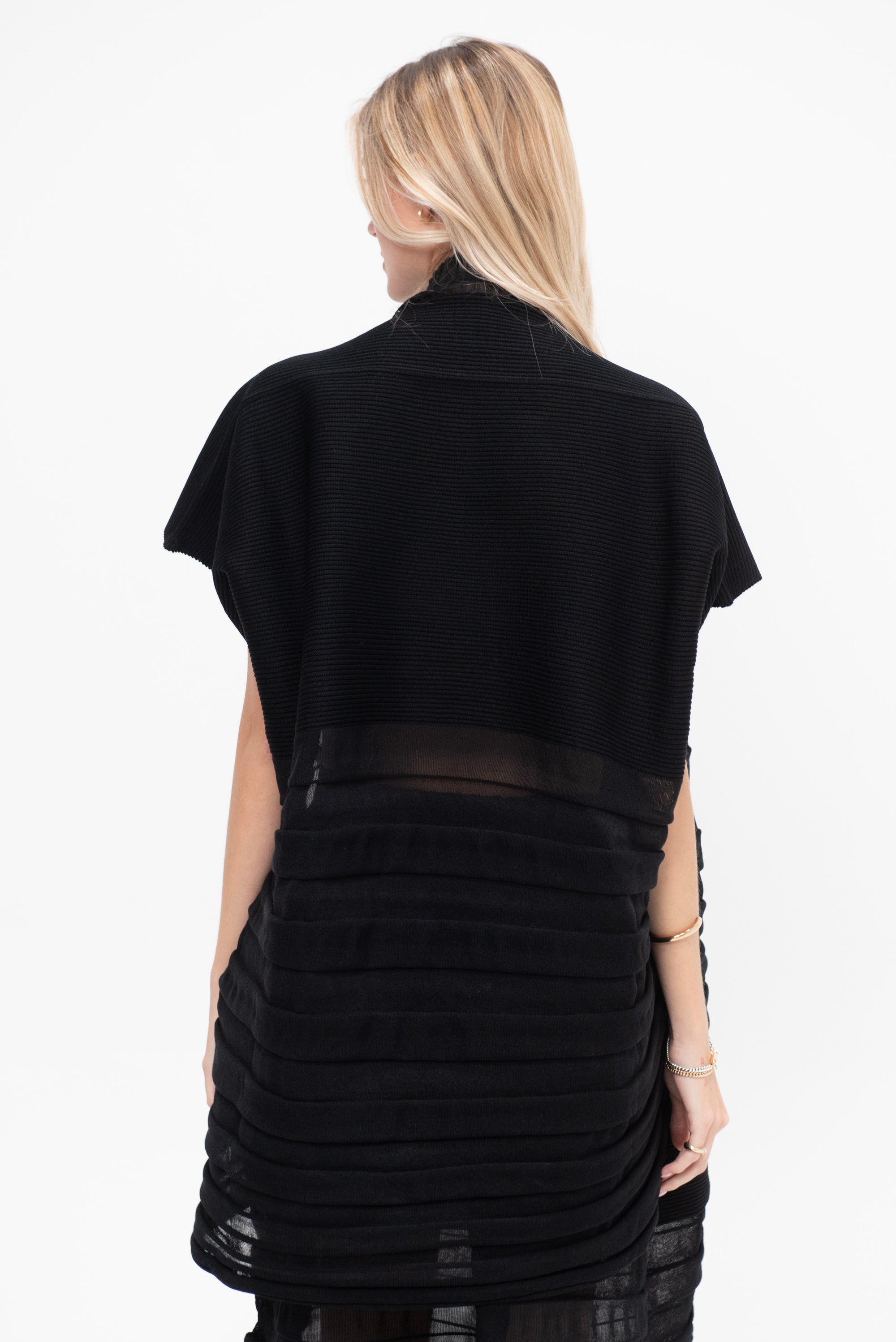 Moving Knit Top, Black