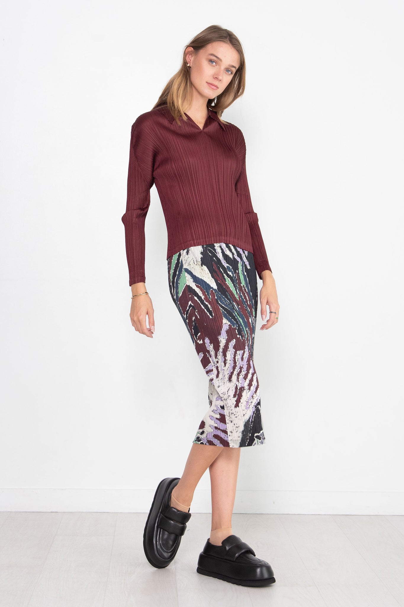 Pleats Please by Issey Miyake - Monthly Colors: October, Brown