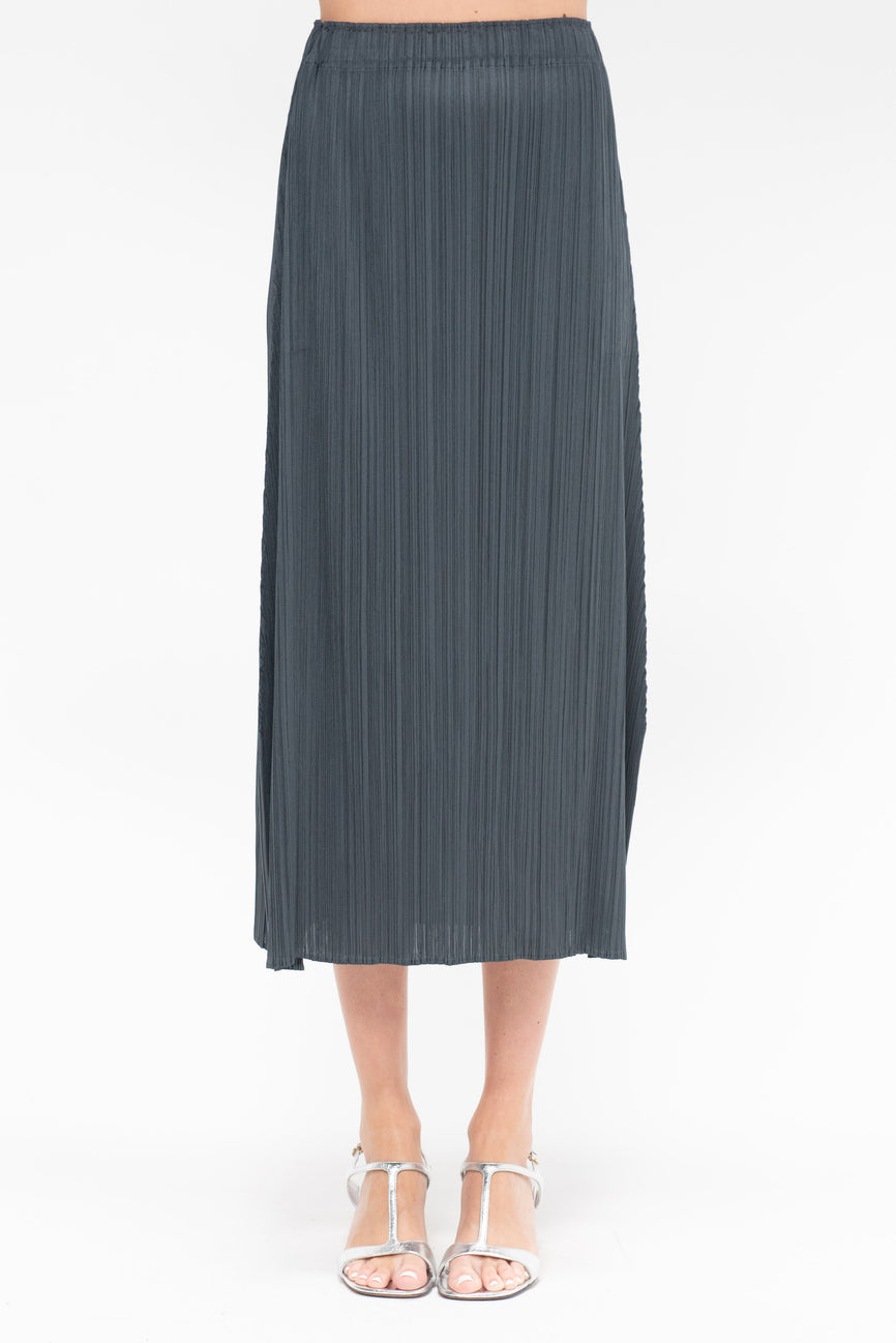 PLEATS PLEASE ISSEY skirt Bottoms long PP93-JG232 gray 1