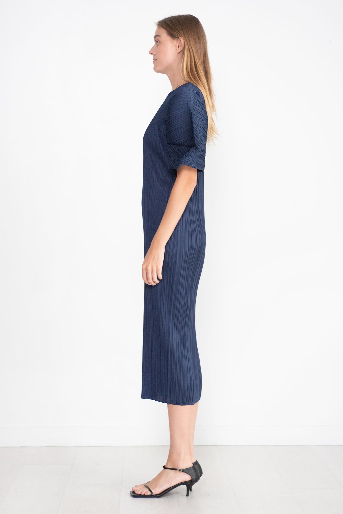 Pleats Please by Issey Miyake - Monthly Colors: August Dress, Dark Navy
