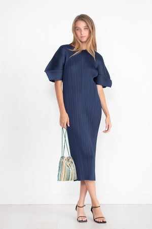 Pleats Please by Issey Miyake - Monthly Colors: August Dress, Dark Navy